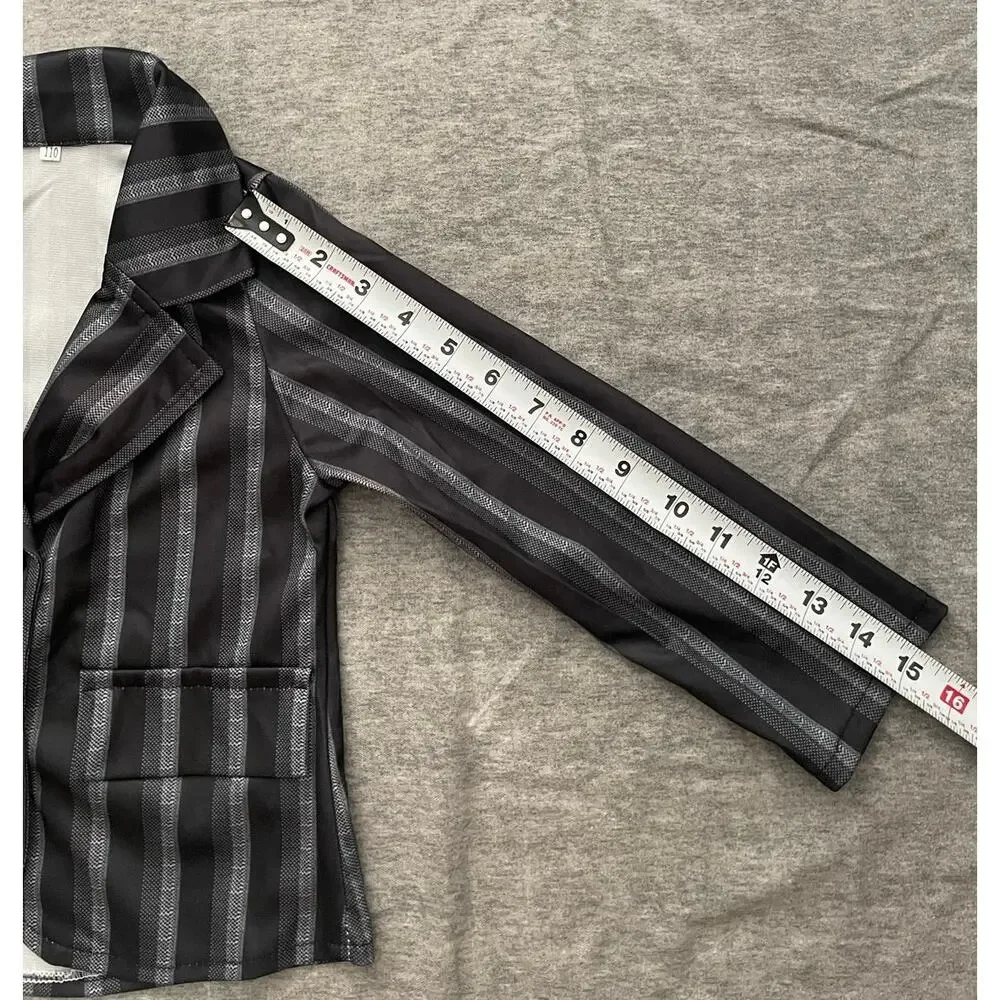 Newt Wednesday Uniform Kids Size 4-5 yrs- 110 Black White Halloween Costume